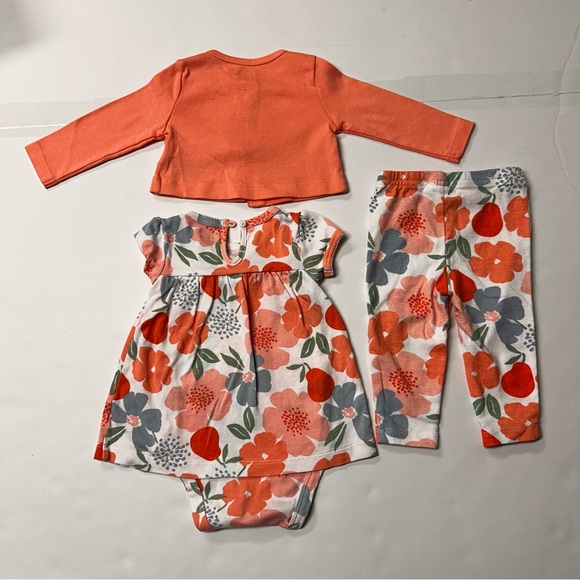 Baby Girl’s Outfit 3-6 Months Matching Dress Pants and Headbands - Picture 3 of 16